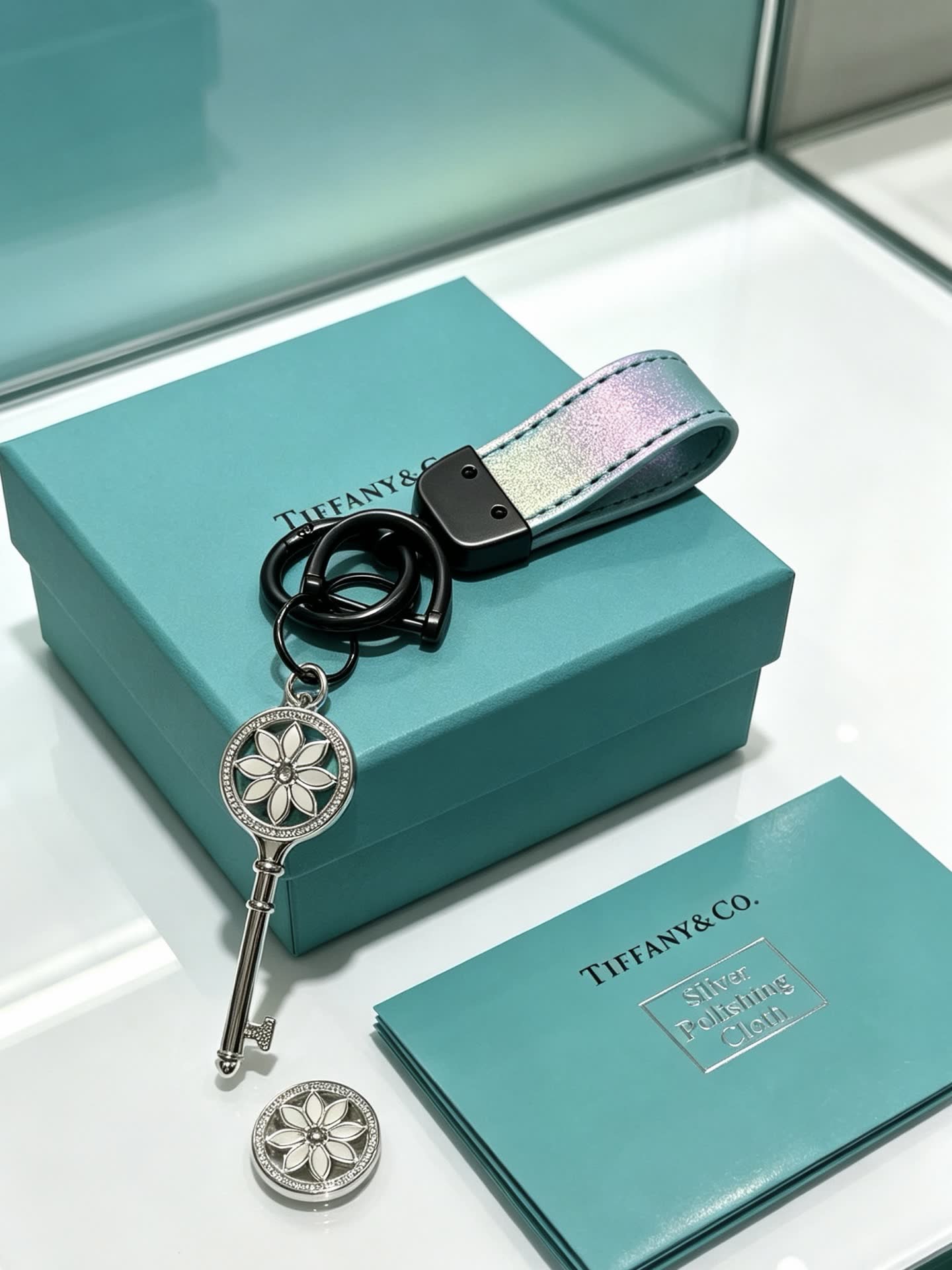 Tiffany & Co. Sterling Silver Key Charm